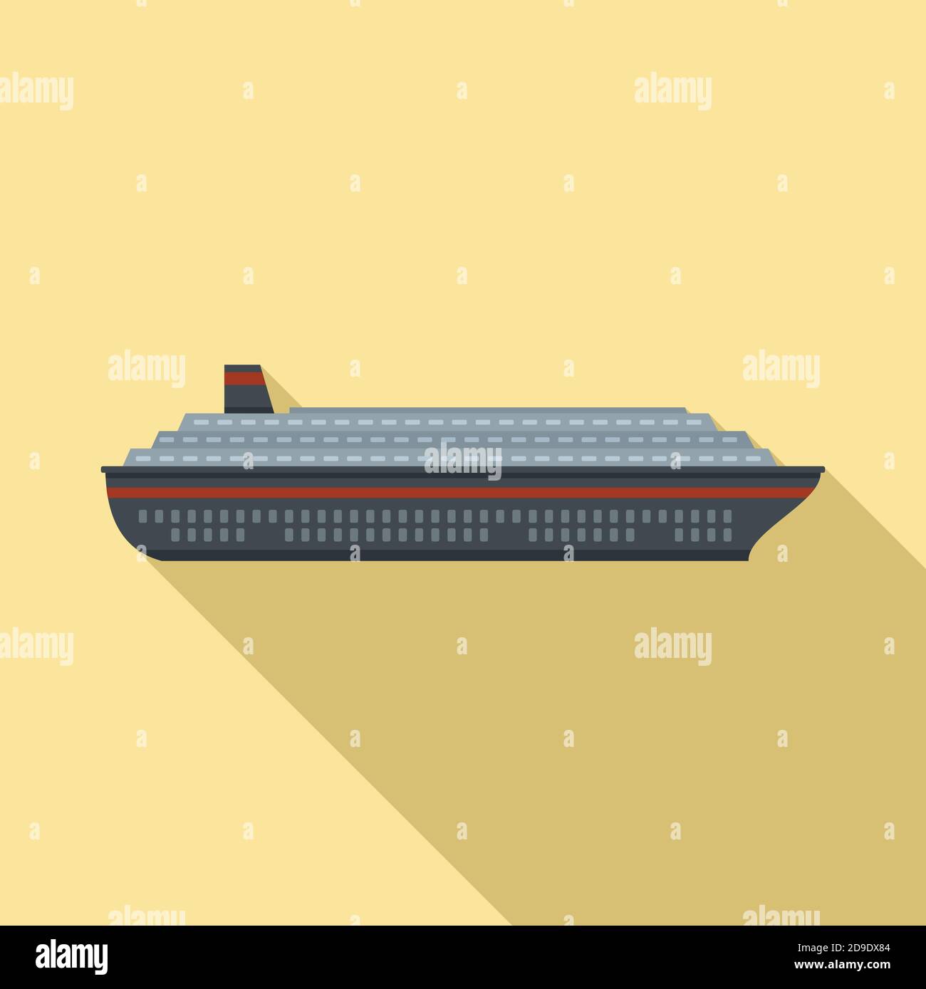 Floating cruise icon, flat style Stock Vector Image & Art - Alamy