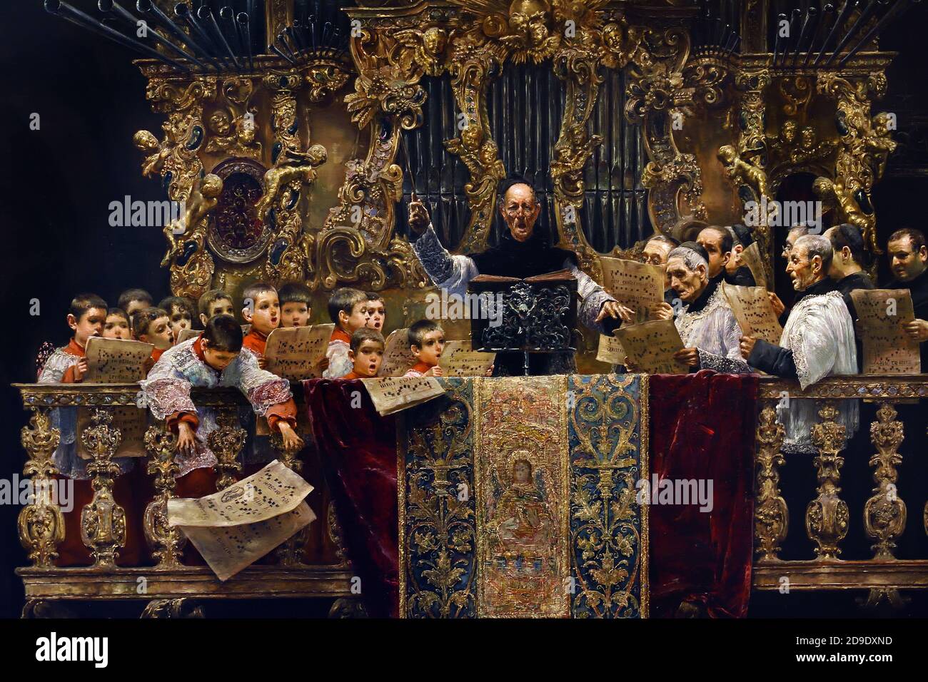 Choristers ( church choir singers ) in Seville Jose Gallegos Arnosa