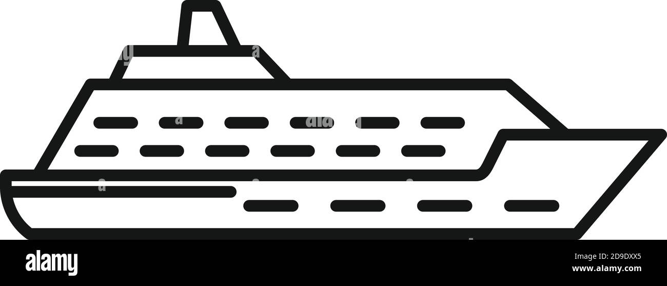 Marine cruise icon, outline style Stock Vector Image & Art - Alamy