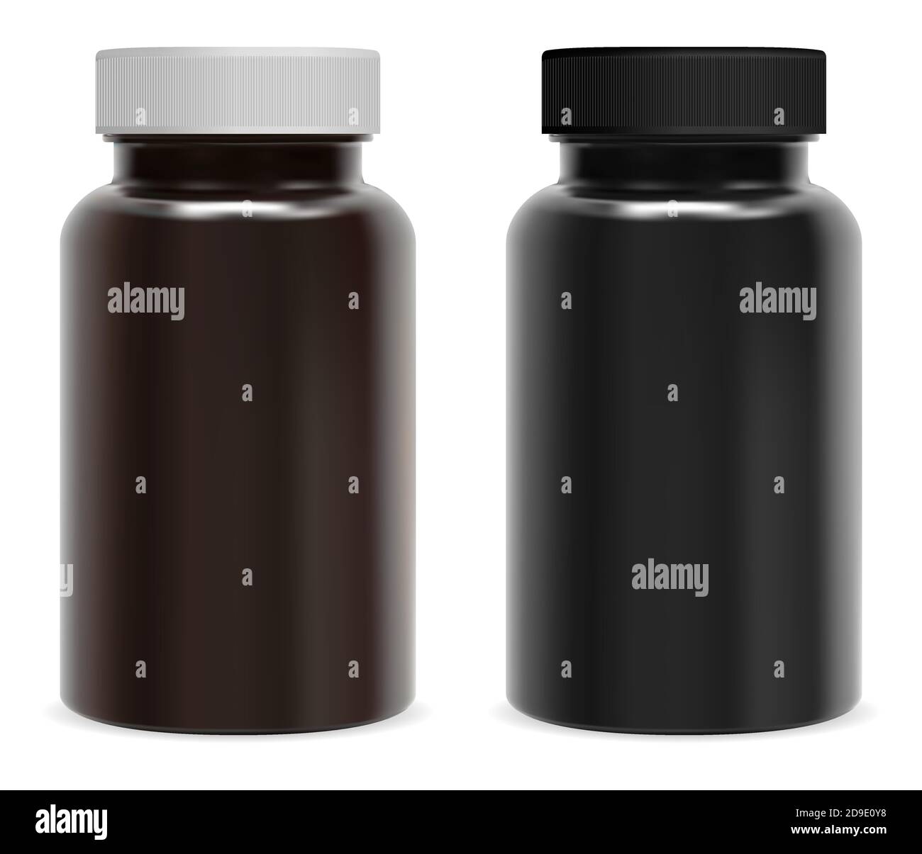 https://c8.alamy.com/comp/2D9E0Y8/supplement-pill-bottle-brown-amd-black-glossy-jarfor-vitamin-capsule-medicine-isolated-medical-cylinder-container-with-screw-cap-for-sport-tablet-e-2D9E0Y8.jpg