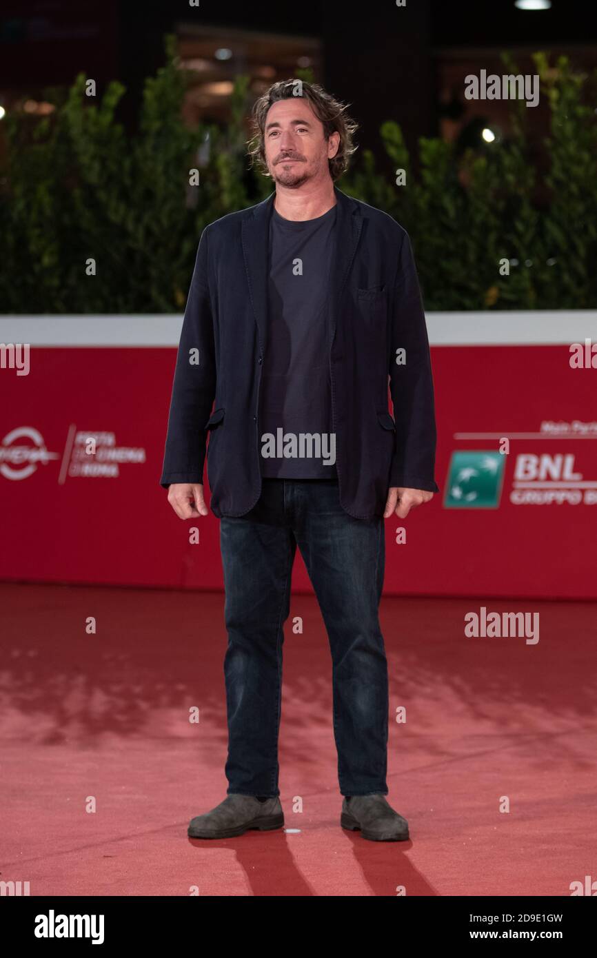 Roma October, 17, 2020, Alex Infascelli attends the red carpet at Roma Film Festival 2020 Stock Photo