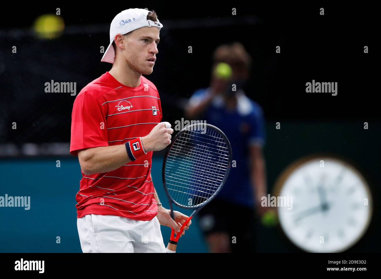 Tennis - ATP Masters 1000 - Paris Masters - AccorHotels Arena, Paris,  France - November 5, 2020 Argentina's Diego Schwartzman reacts during his  third round match against Spain's Alejandro Davidovich Fokina  REUTERS/Gonzalo Fuentes Stock Photo - Alamy