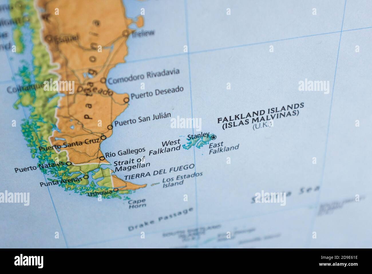 Map Of Falkland Islands And Argentina Falkland Islands Map High Resolution Stock Photography And Images - Alamy
