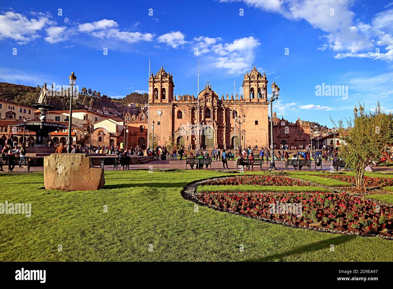 Plaza De Armas Square With Its Stunning Landmark Cusco Cathedral plaza-de-armas-square-with-its-stunning-landmark-cusco-cathedral