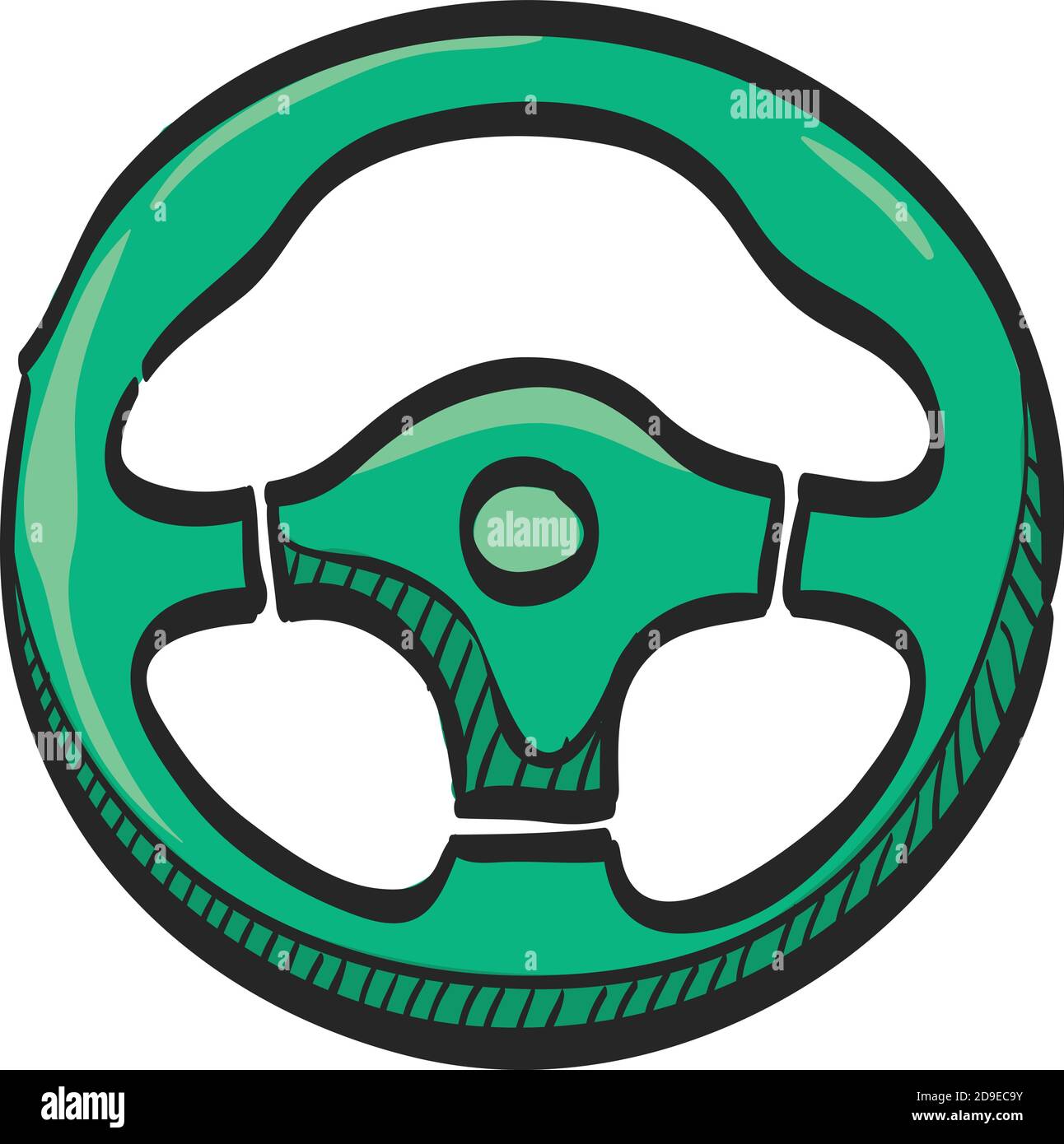 Steering wheel drawing. automobile auto transportation speed sport accessories Stock Vector Image & Art - Alamy