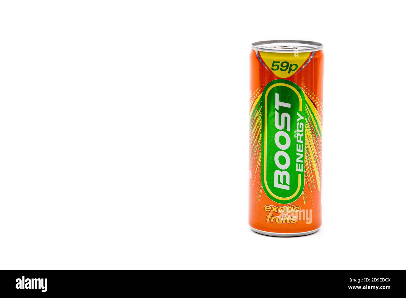 London, United Kingdom, 14th October 2020:- A Can of Boost Energy ...