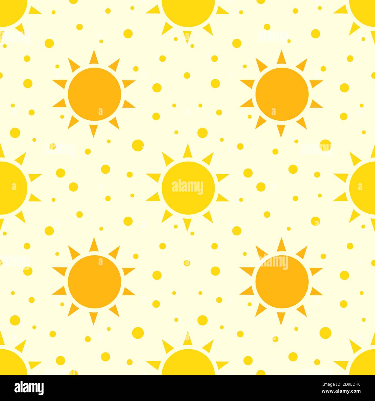 Suns seamless pattern. Vector illustration Stock Vector Image & Art - Alamy
