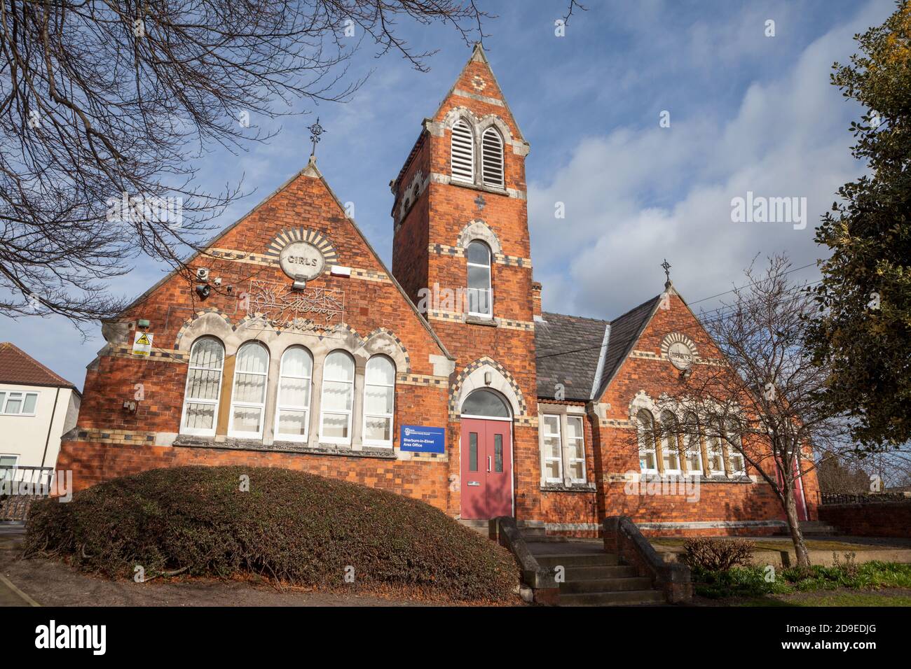 The old school in Sherburn in Elmet, North yorkshire now used as a
