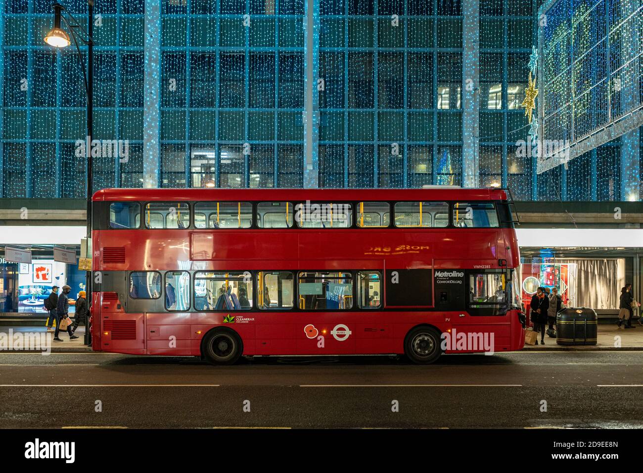 Oxford street have their Christmas lights switch on for the 2020