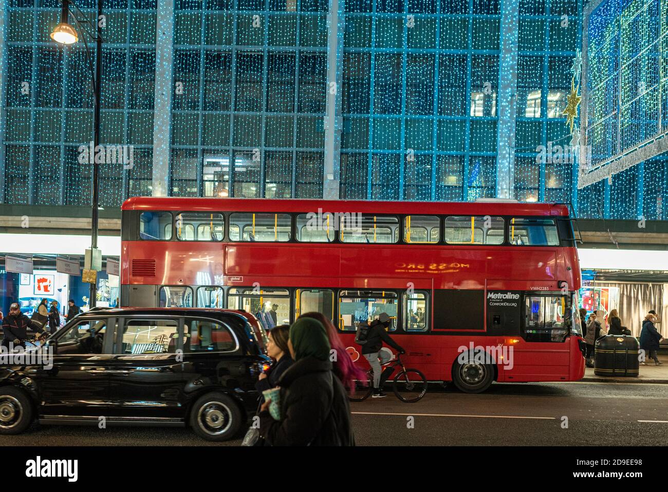 Oxford street have their Christmas lights switch on for the 2020