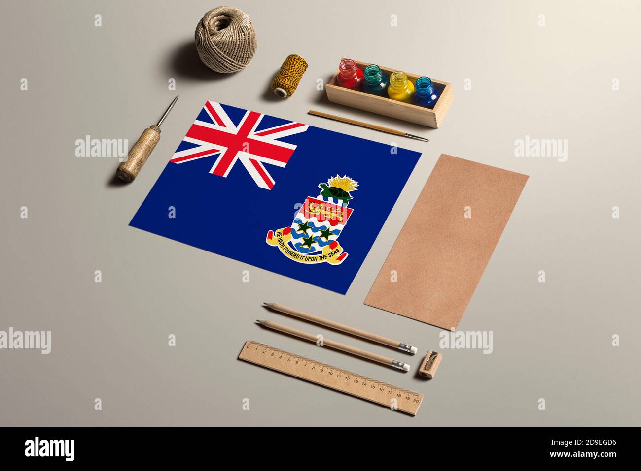 Cayman Islands calligraphy concept, accessories and tools for beautiful ...