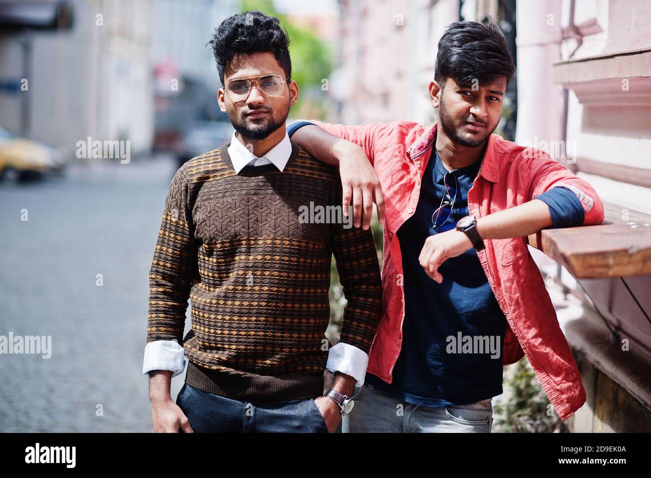 Two young stylish indian hi-res stock photography and images - Alamy