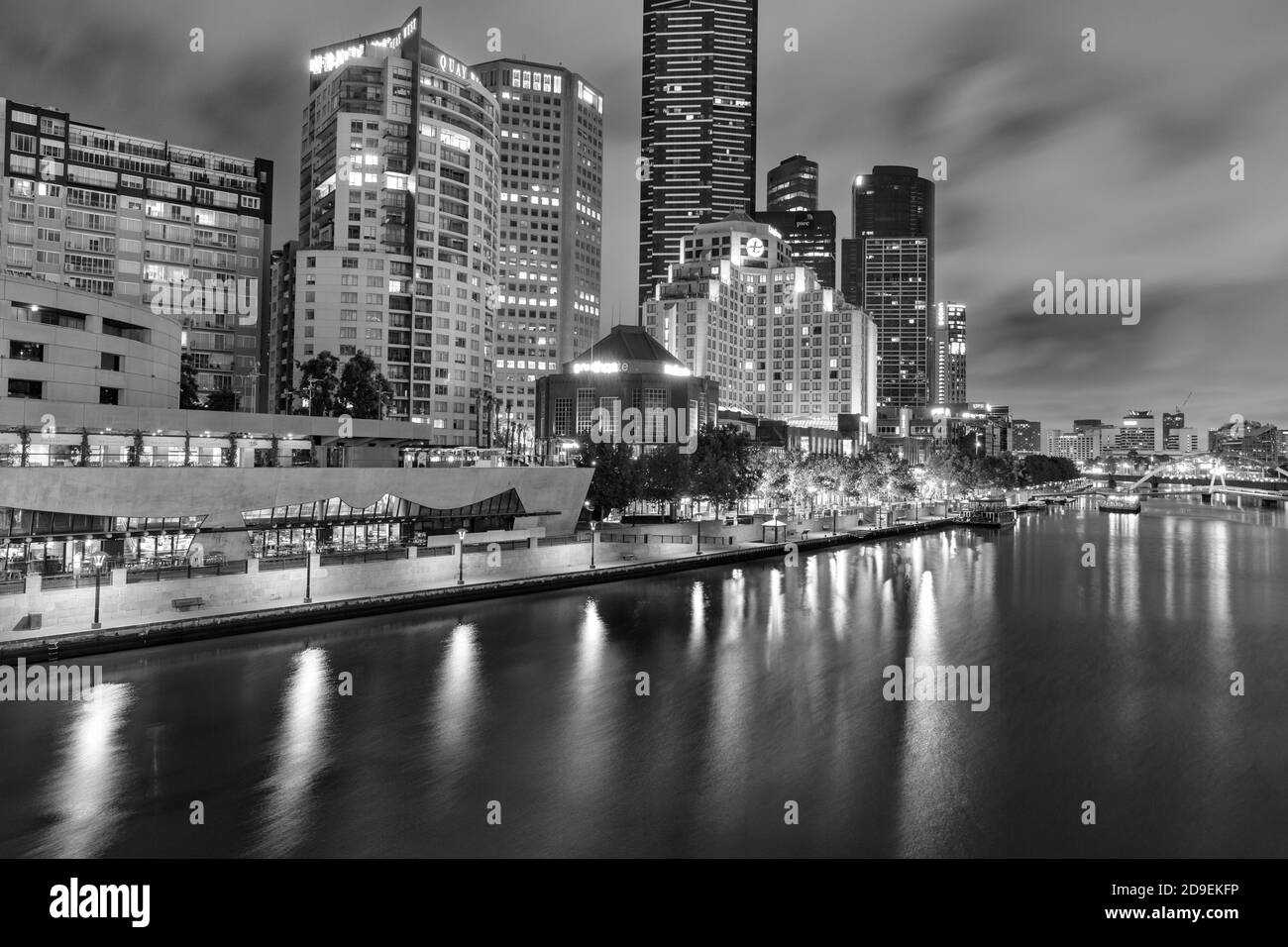 Downtown melbourne australia Black and White Stock Photos & Images - Alamy