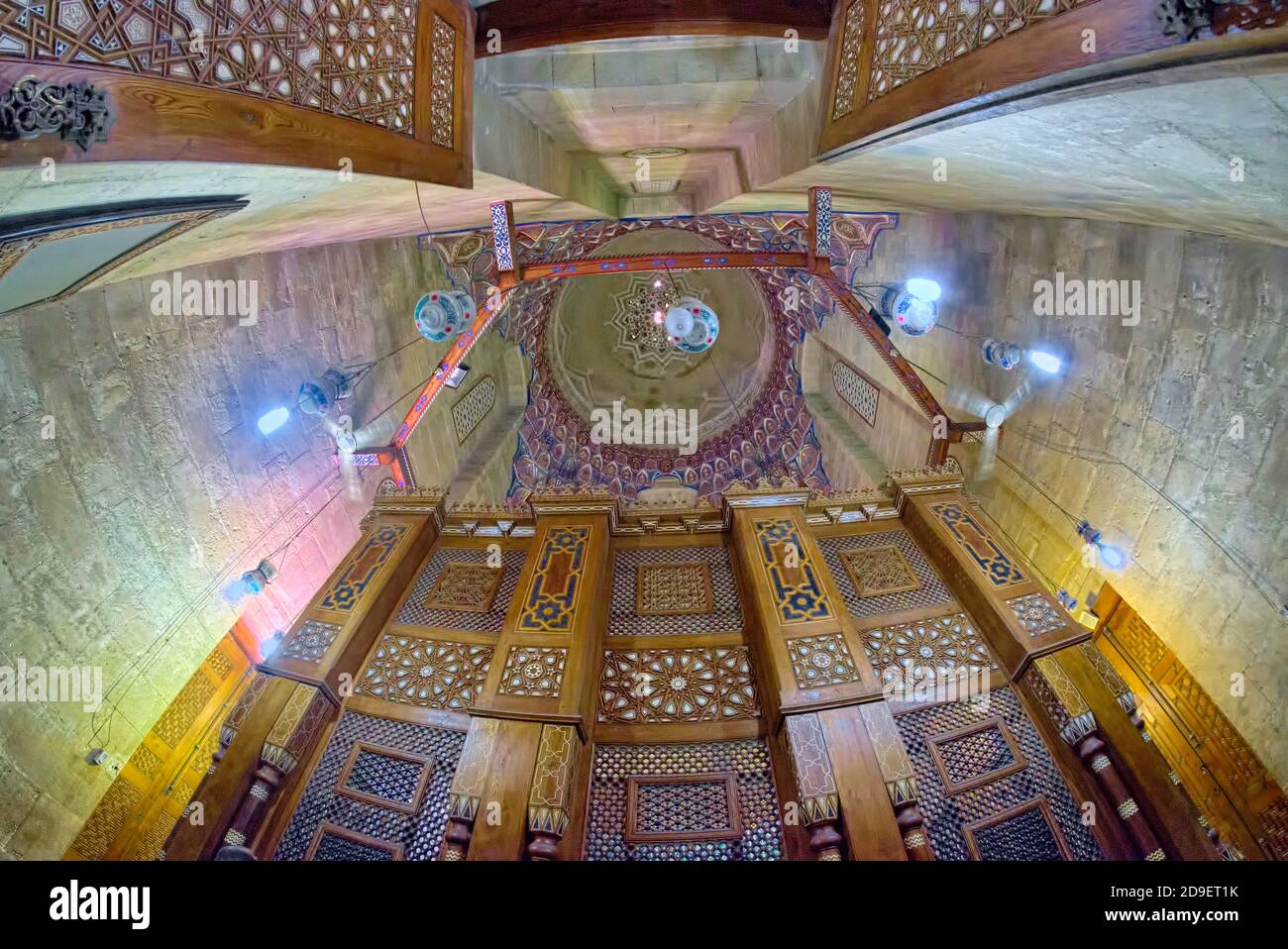 Tomb of Sheikh Al-Rifi in Al-Rifai Mosque  Taken @Cairo, Egypt Stock Photo