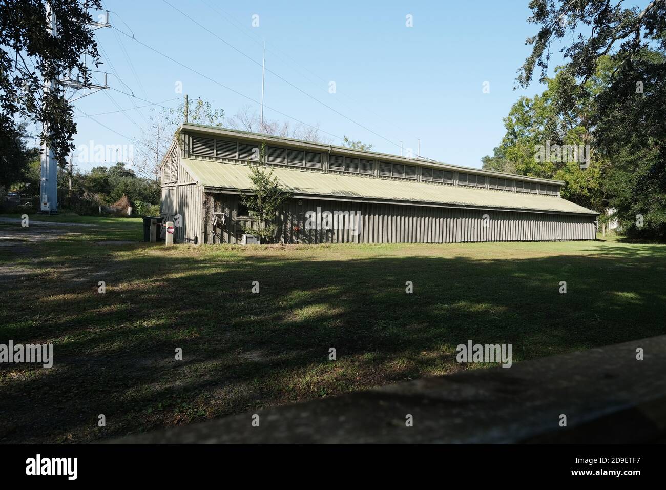 Rose Garden and Small Building for Events Plus Former Police Horse Stables Stock Photo