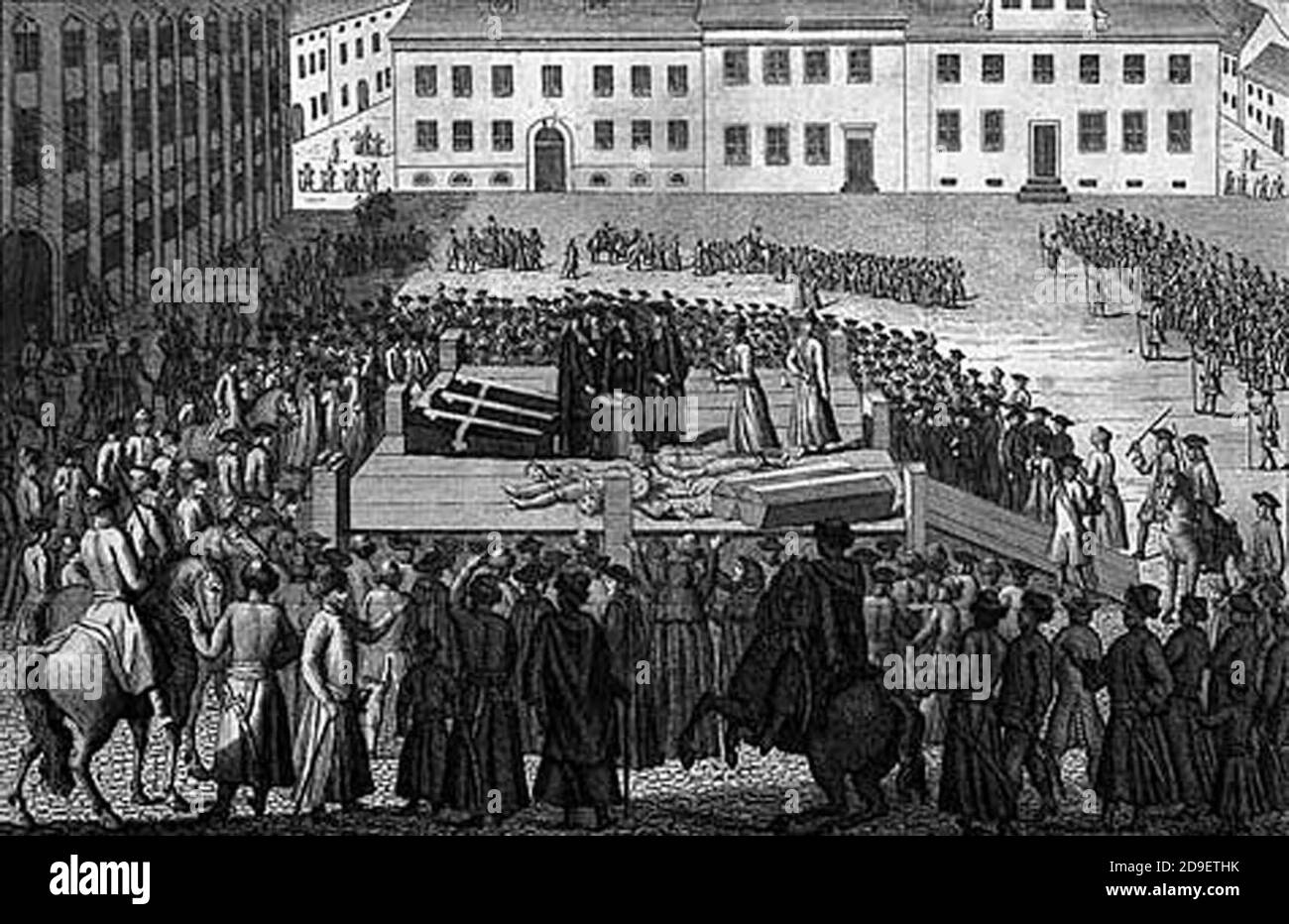 Executions at Thorn (Toruń) Stock Photo