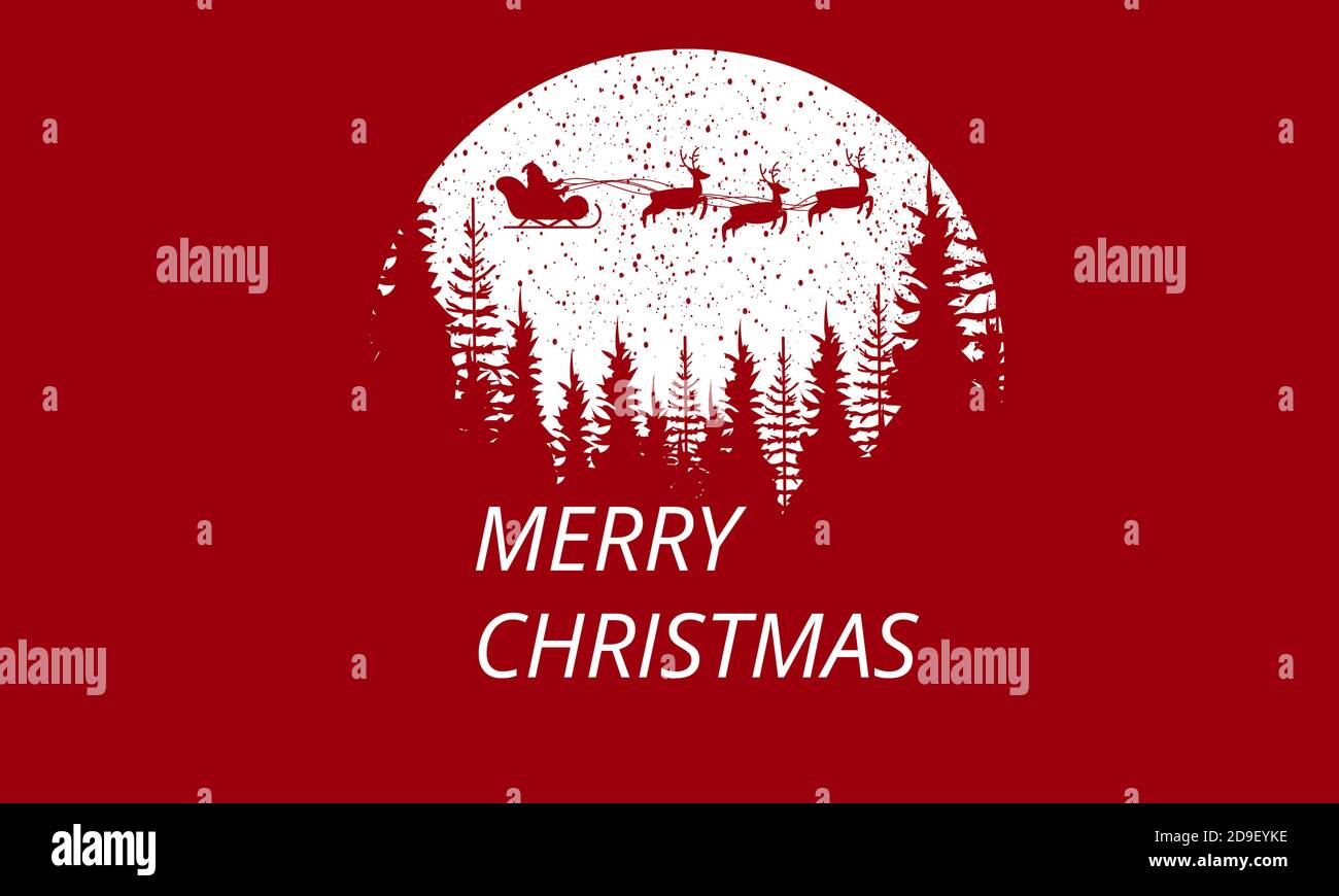 Merry Christmas vector text Calligraphic Lettering design Stock Photo ...