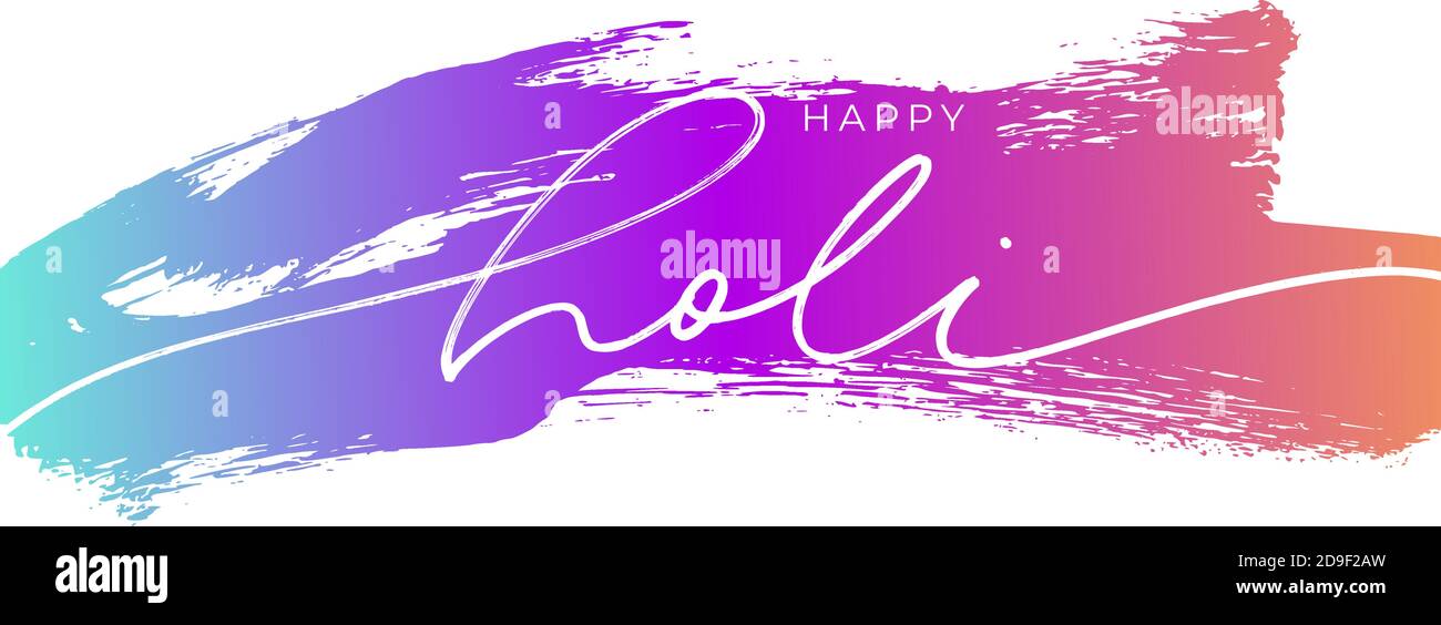 Script Font Holi Happy holi font hi-res stock photography and images - Alamy