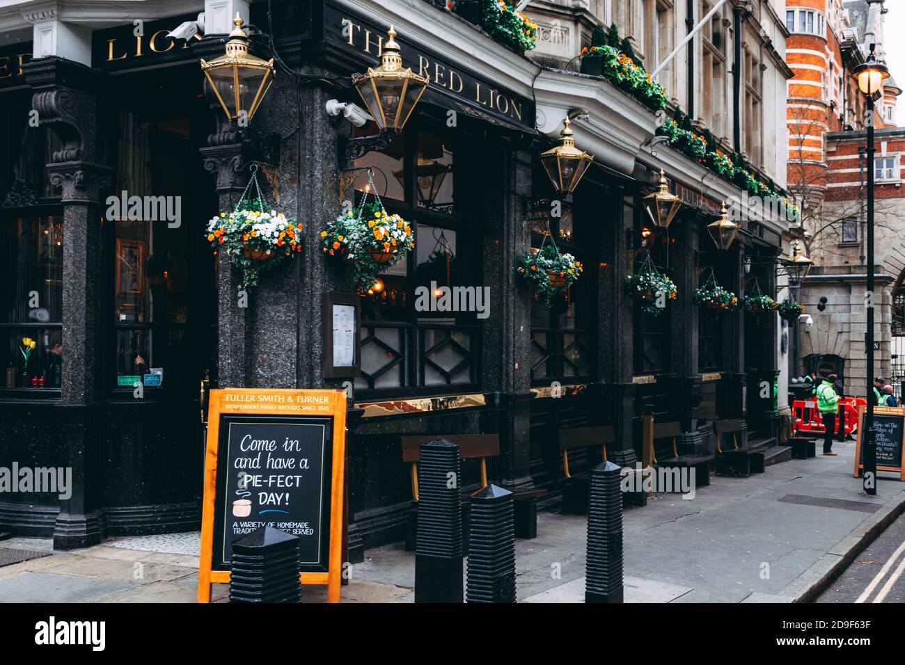 The Red Lion Pub in London,UK. The famous Red Lion Pub in Westmisnter