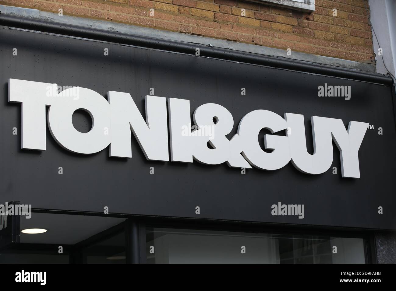 Toni & Guy sign, Kingston Upon Thames, Surrey Stock Photo