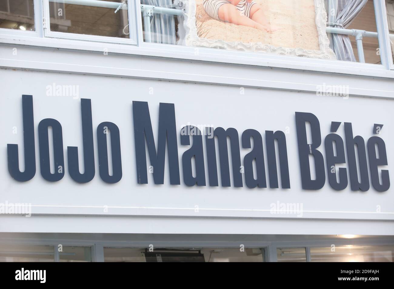 JoJo Maman Bebe sign, Kingston Upon Thames, Surrey Stock Photo Alamy