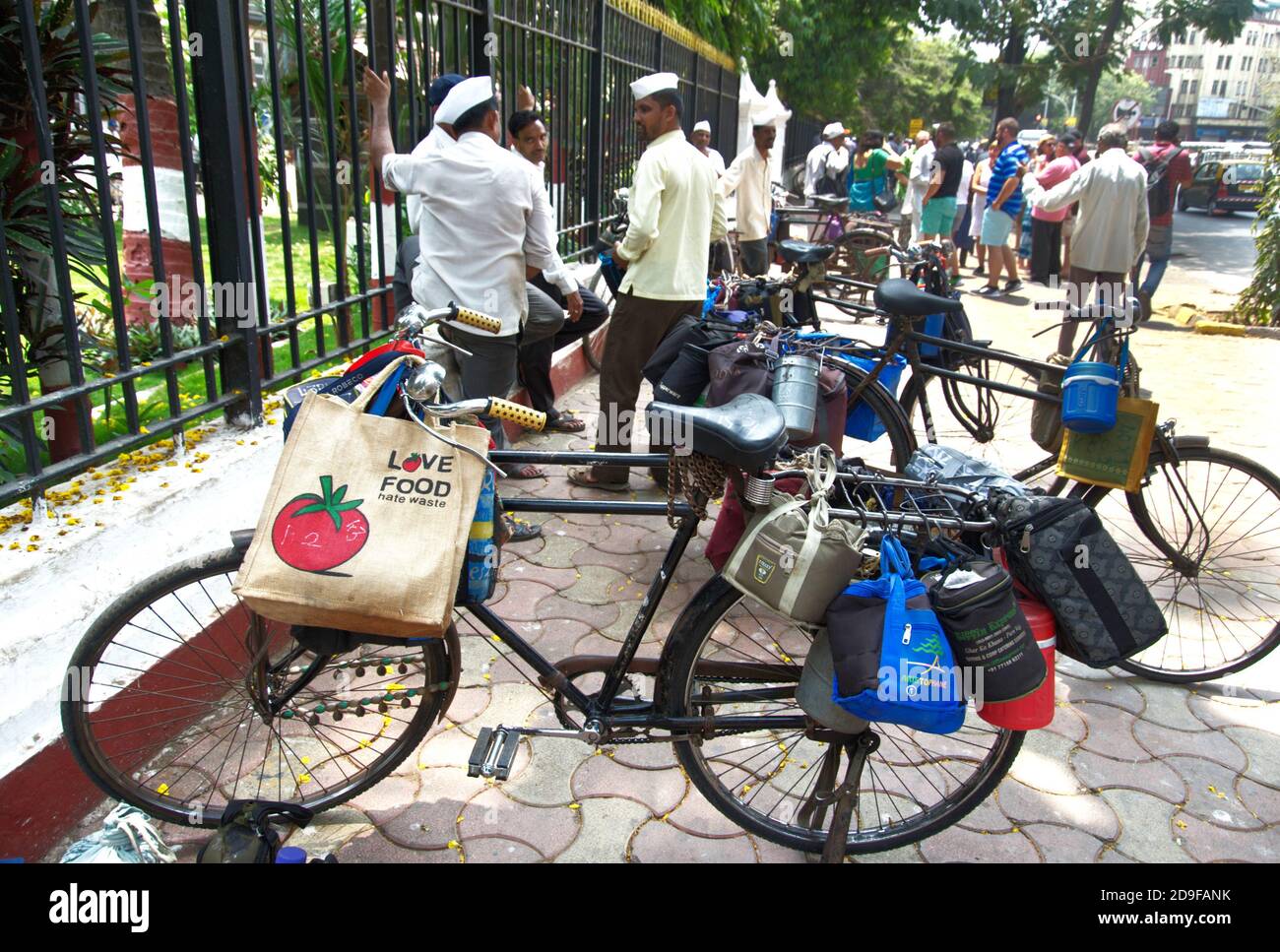 Tiffin Delivery - Mumbai, India Stock Photo