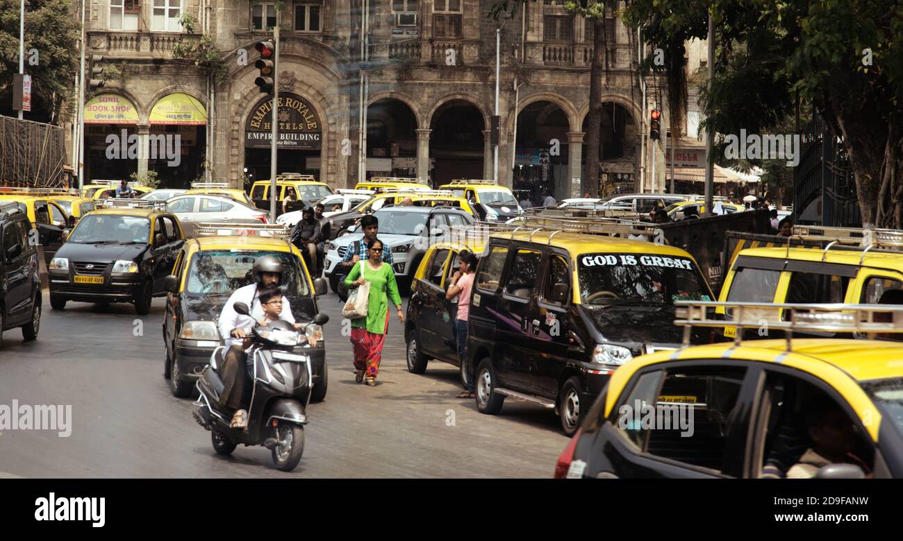 Street scene - Mumbai, India Stock Photo