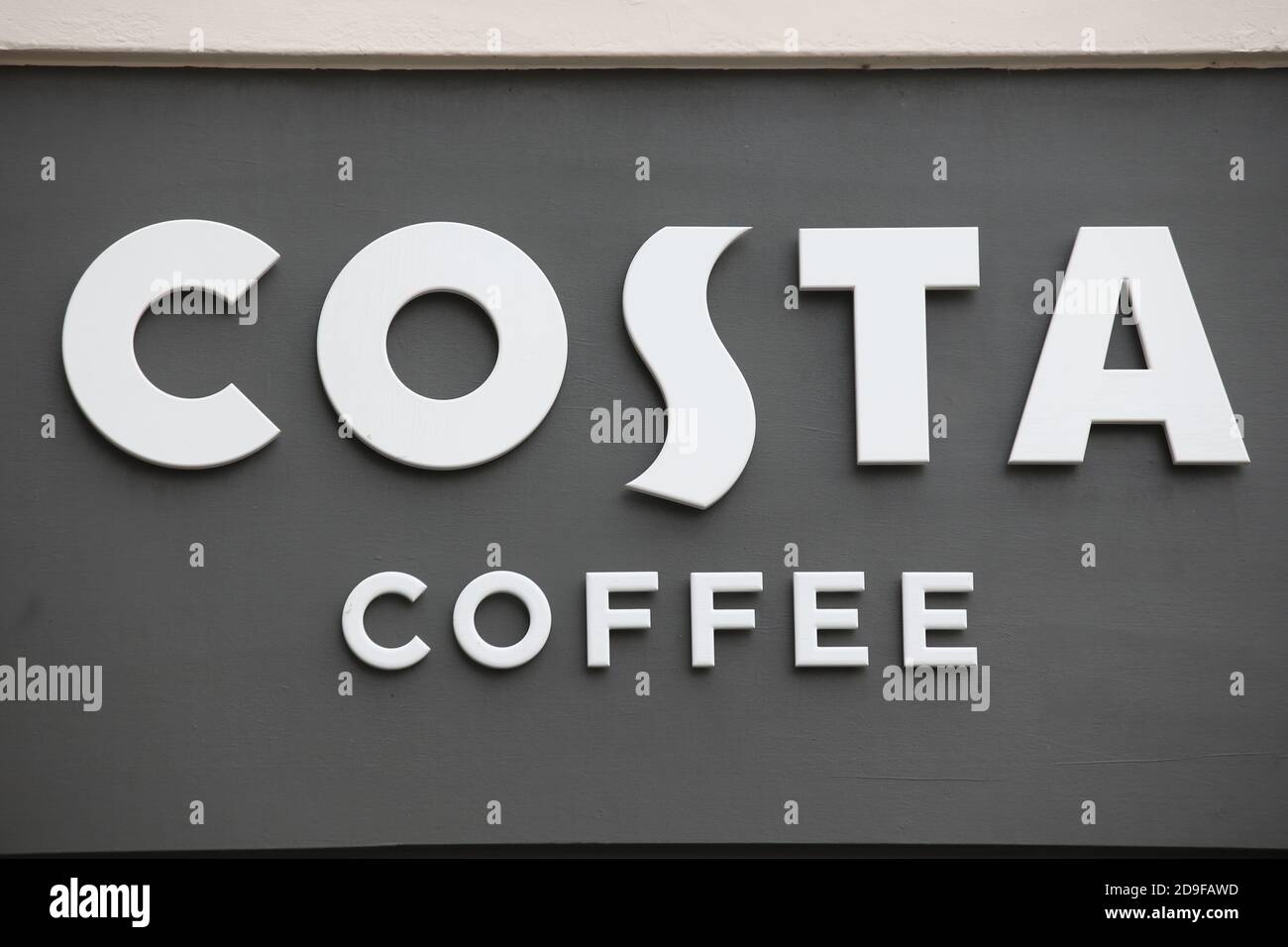 Costa coffee sign, Kingston Upon Thames, Surrey Stock Photo Alamy