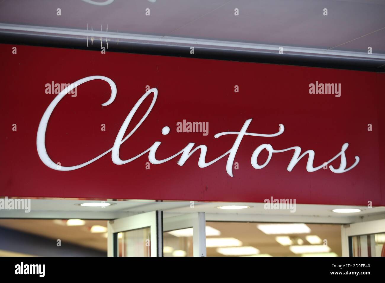 Clinton Sign Clintons sign hi-res stock photography and images - Alamy