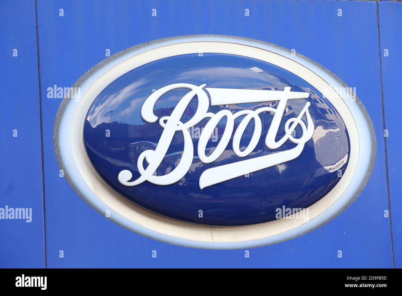 Boots sign, Kingston Upon Thames, Surrey Stock Photo Alamy