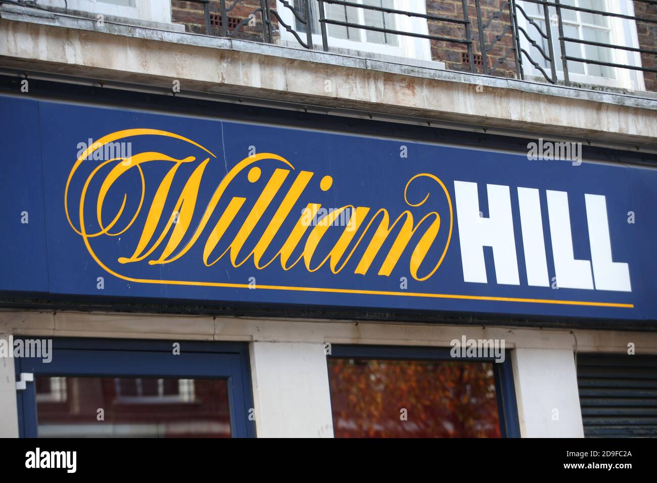 William Hill sign, Kingston Upon Thames, Surrey Stock Photo Alamy