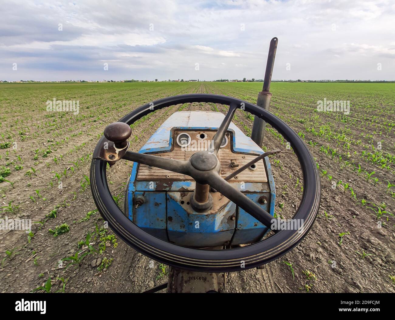 Old tractor dashboard hi-res stock photography and images - Alamy