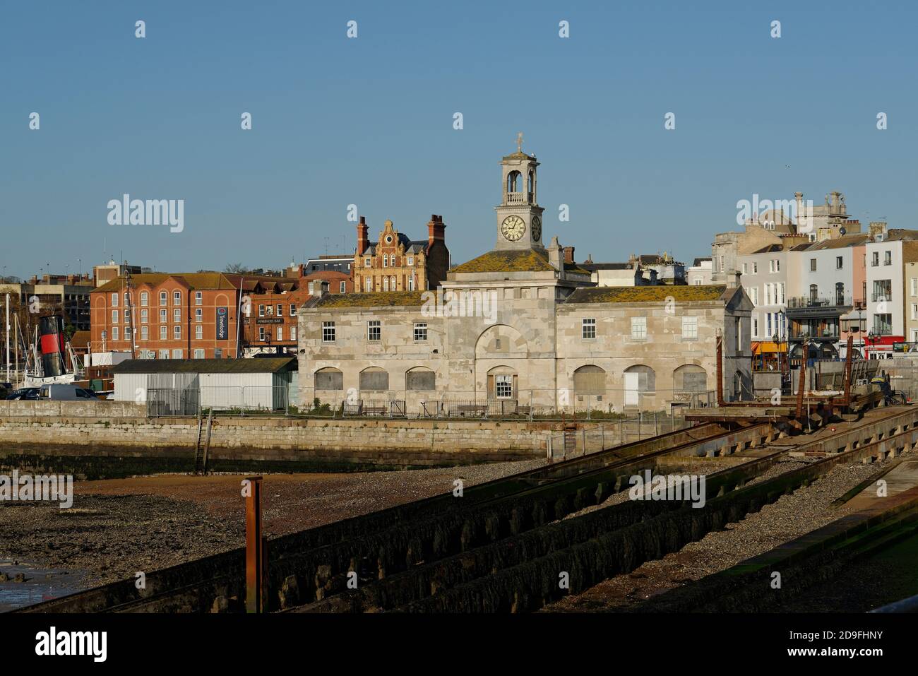 The Royal Harbour at Ramsgate in Kent. A fishing port on the Isle of Thanet, part of the county of Kent, UK. Stock Photo