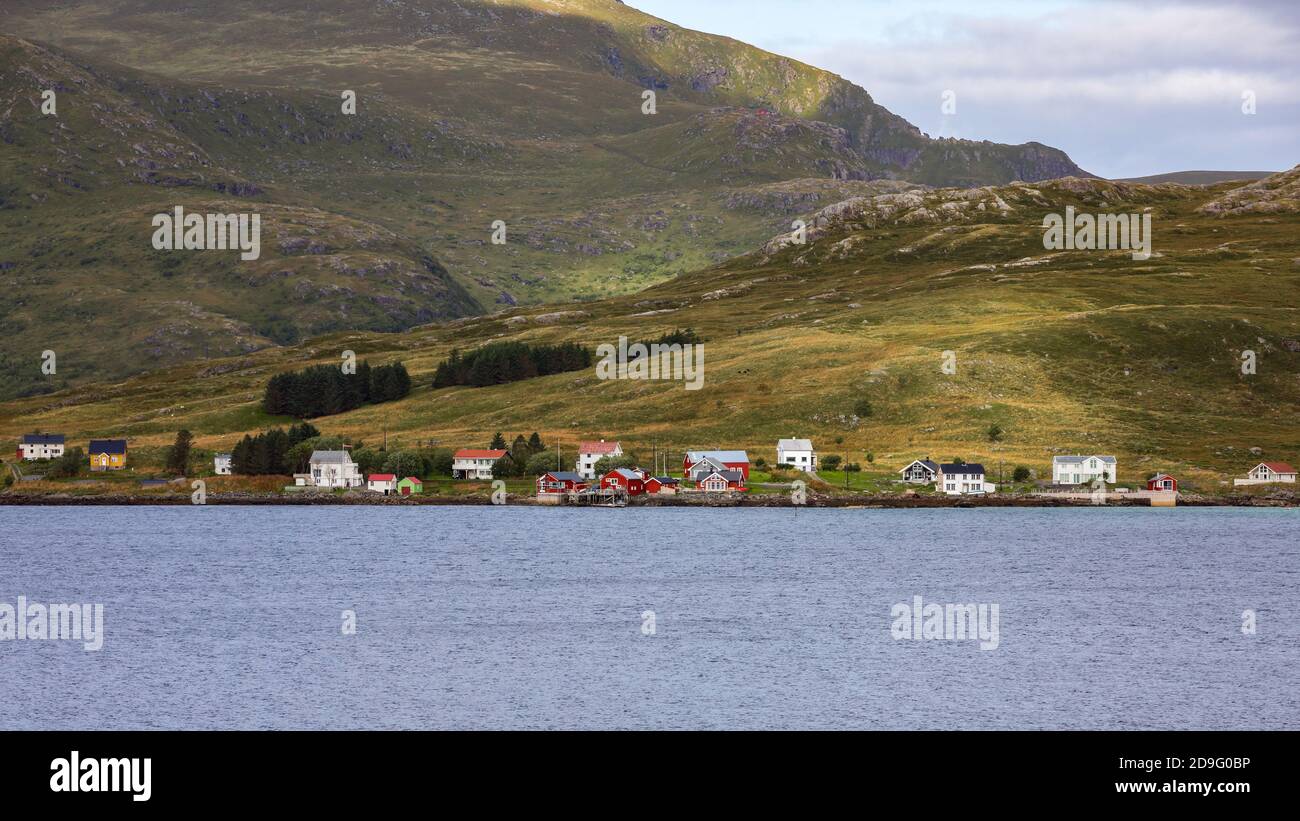 Flakstad, Lofoten island Norway Stock Photo
