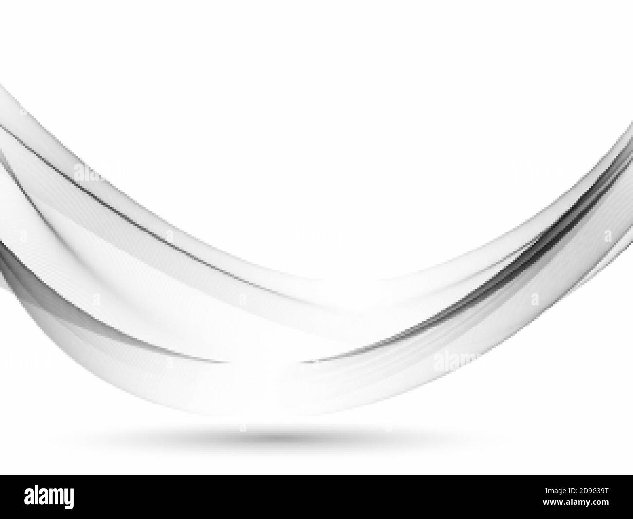 Abstract gray color wave design element. Grey wave. Gray smoke wave. Transparent gray wave element Stock Vector