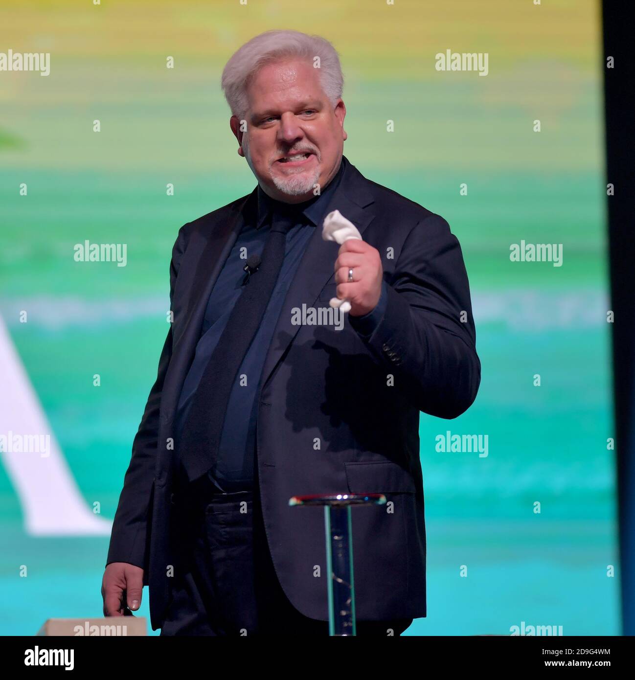 WEST PALM BEACH, FL - DECEMBER 19: Glenn Beck speaks at the 2019 Turning Point USA Student Action Summit - Day 1 at the Palm Beach County Convention Center on December 19, 2019 in West Palm Beach, Florida. People: Glenn Beck Credit: Hoo-me / MediaPunch Stock Photo