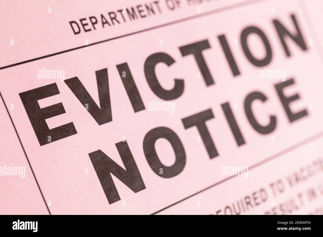 Eviction notice sign hires stock photography and images Alamy
