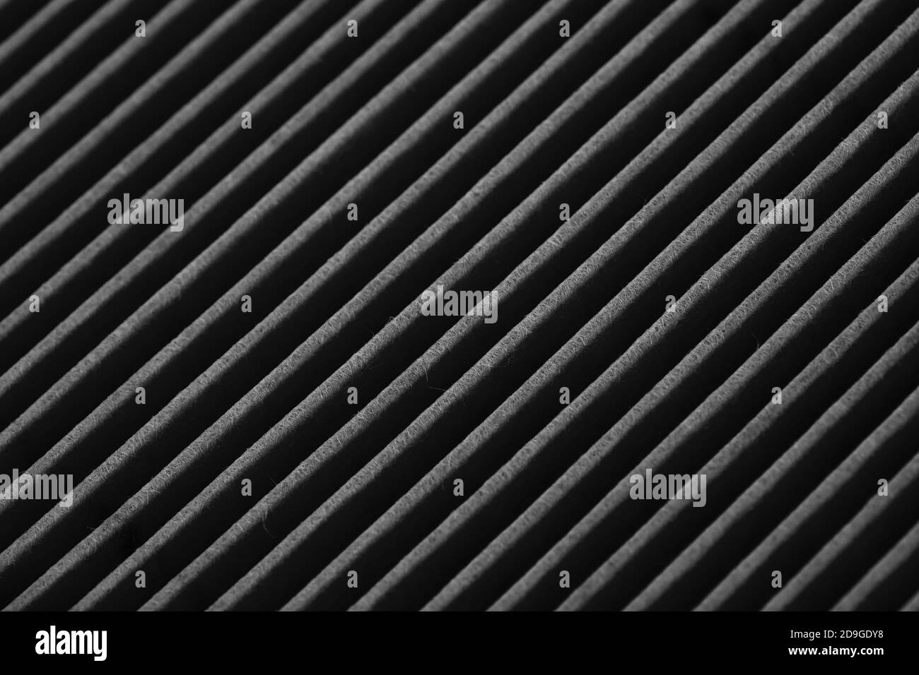 Air carbon filter. Air cleaning system. Element purifying the air in