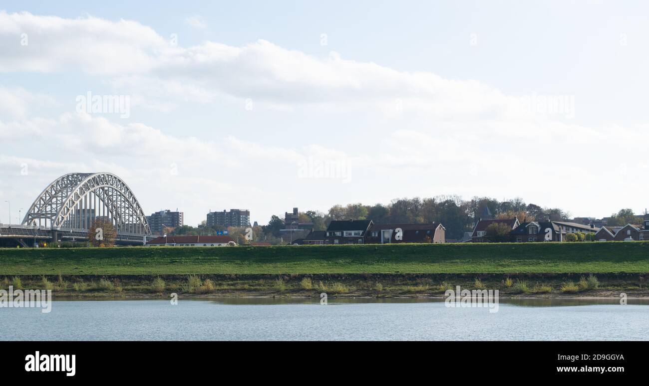 The Waalbridge in Nijmegen the Netherlands Stock Photo