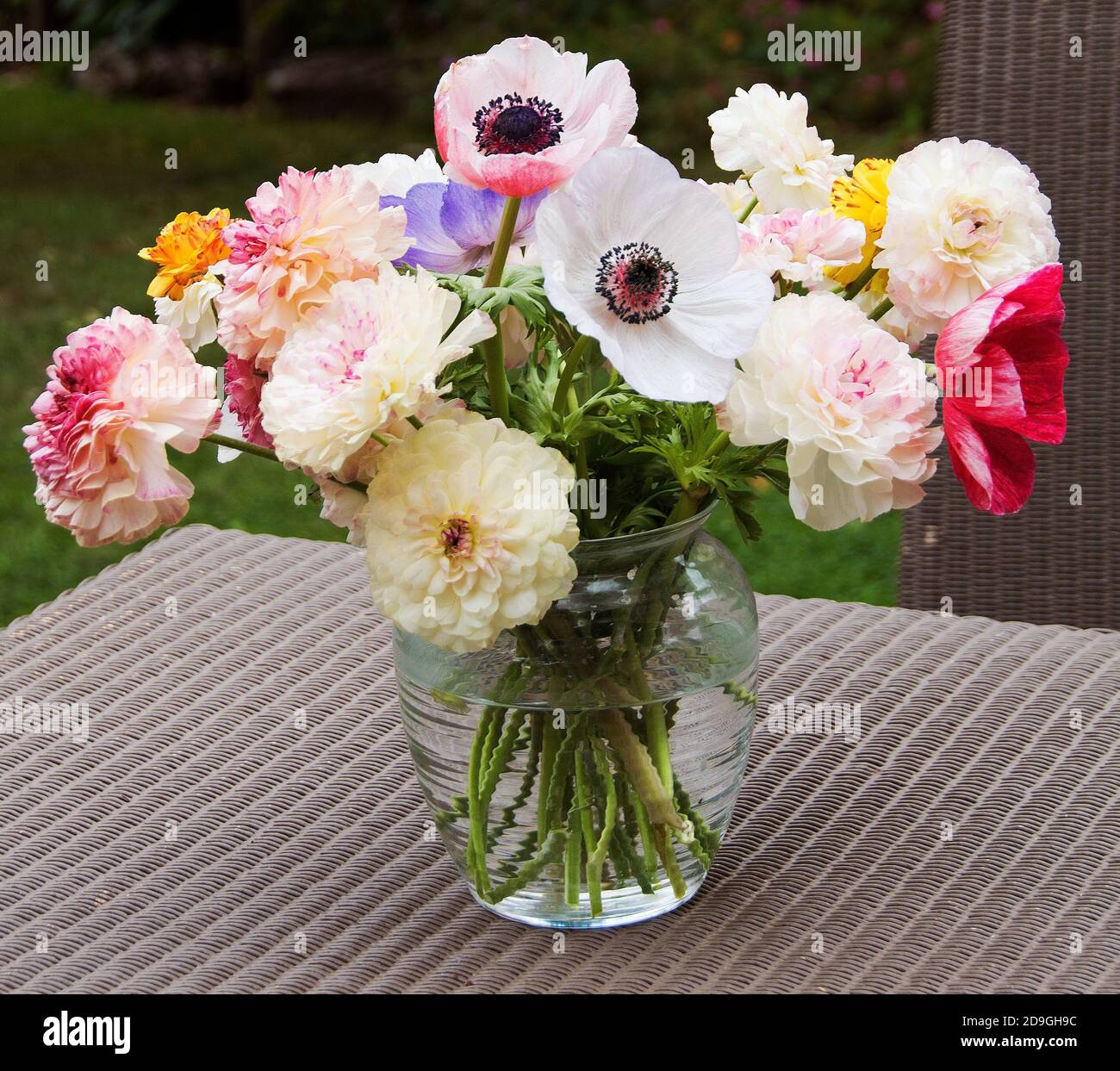 Mixed garden bouquet Stock Photo Alamy