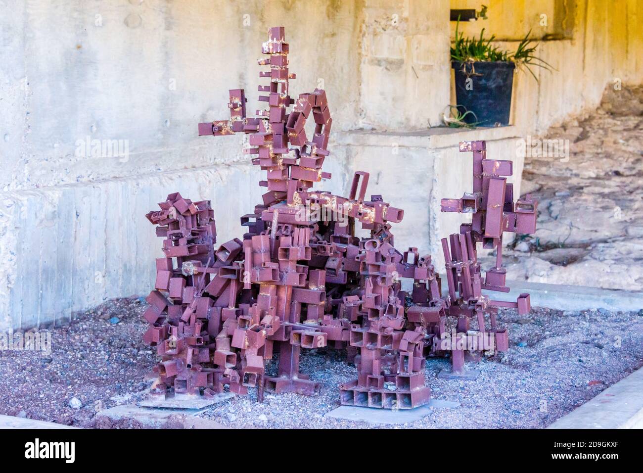 Arcosanti, Sculptures Stock Photo
