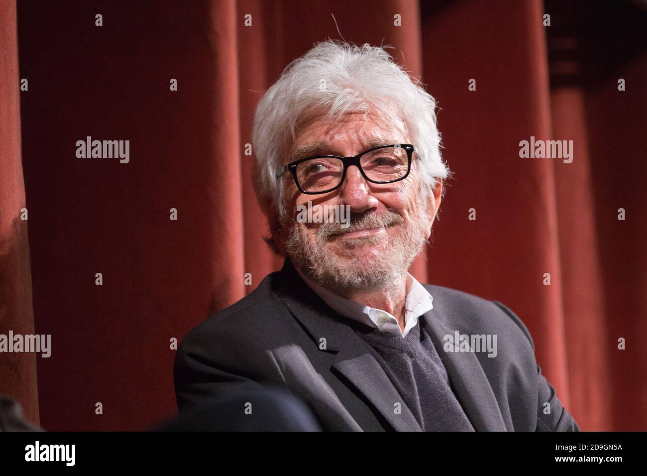 Rome, Italy. 05th Nov, 2020. Gigi Proietti during the presentation of the  book "Il Teatro di Gigi Proietti" at the Quirino Theater in Rome (Photo by  Matteo Nardone/Pacific Press) Credit: Pacific Press