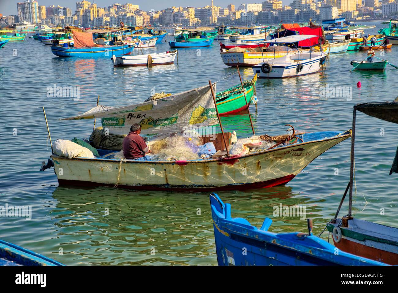 Eastern Port, Alexandria  Taken @Alexandria, Egypt Stock Photo