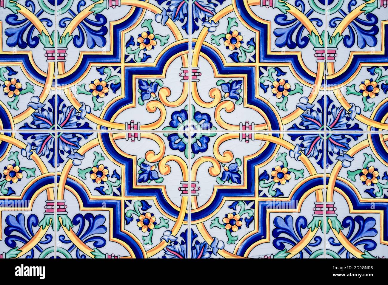 Spanish tile Wallpaper  Peel and Stick or NonPasted
