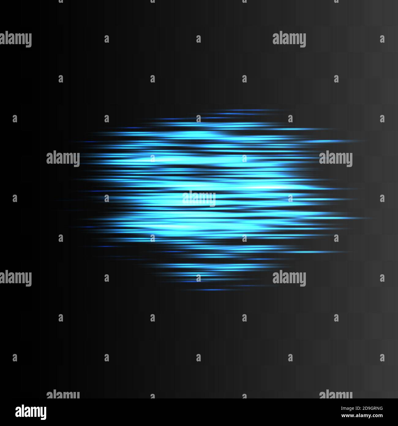 Blue horizontal lens flares pack. Laser beams Stock Vector Image & Art