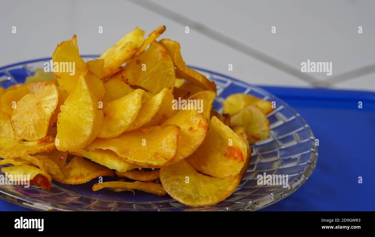 Cassava chips hires stock photography and images Alamy