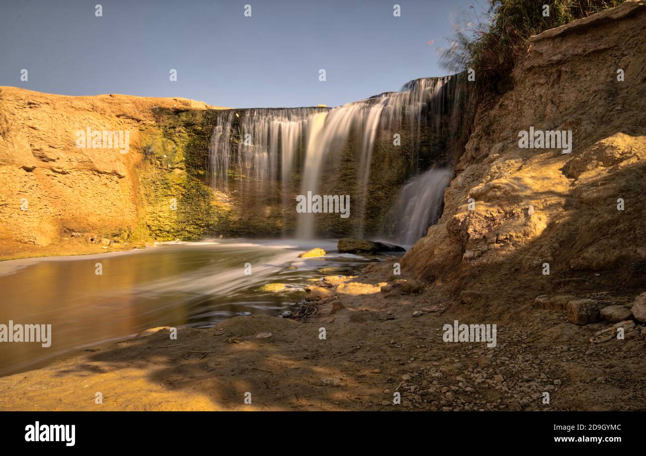 Man-Made Waterfall in Wadi El Rayan, Fayoum Oasis, Cairo, Egypt Taken ...