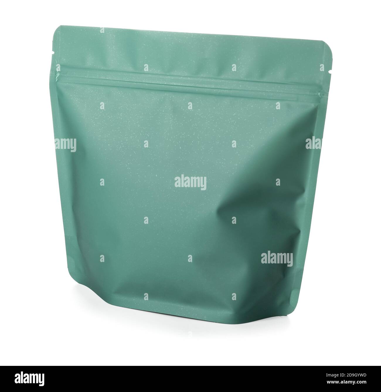 Blank coffee bag on white background Stock Photo - Alamy