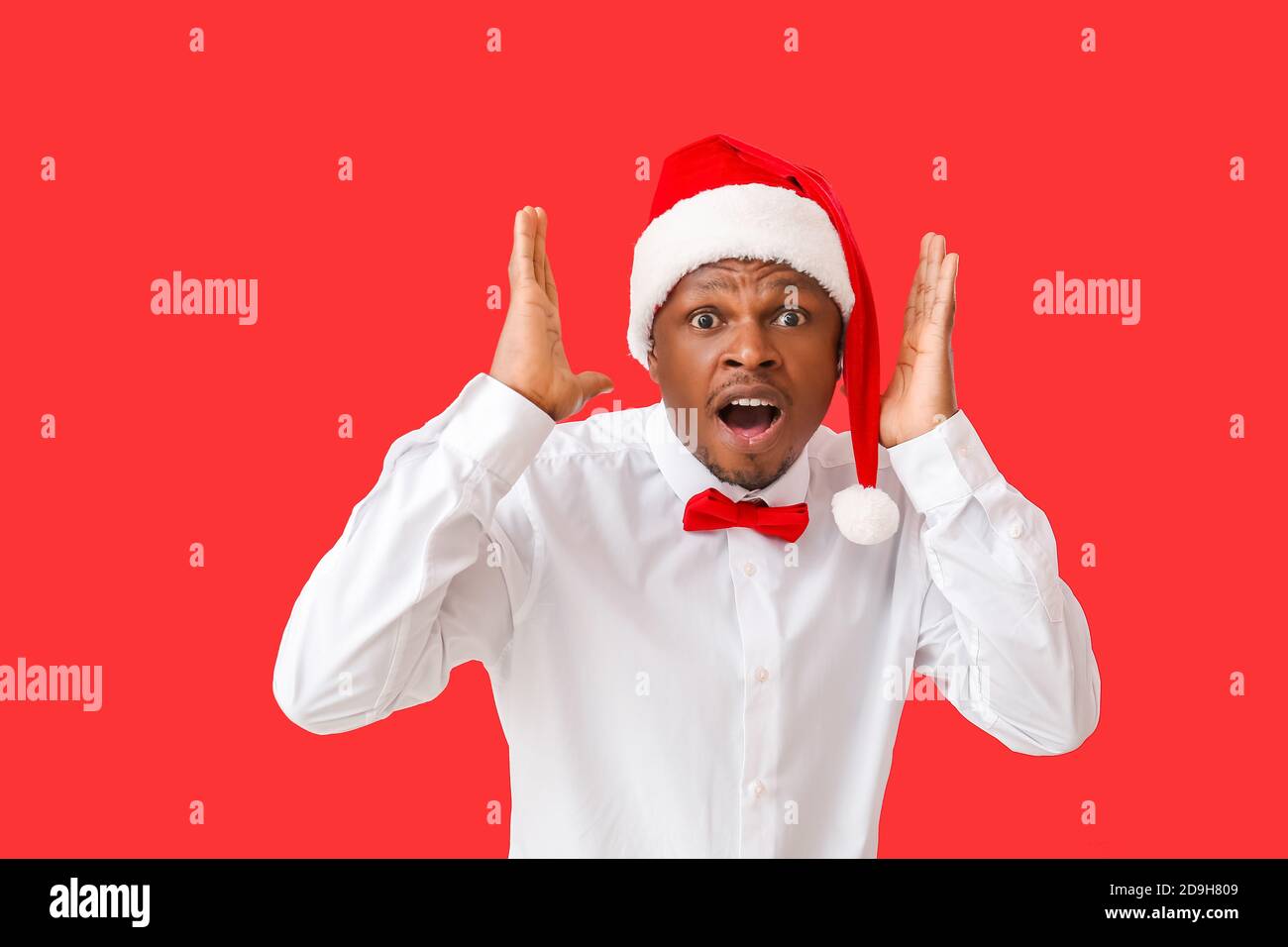 Shocked afro american male in hi-res stock photography and images - Alamy