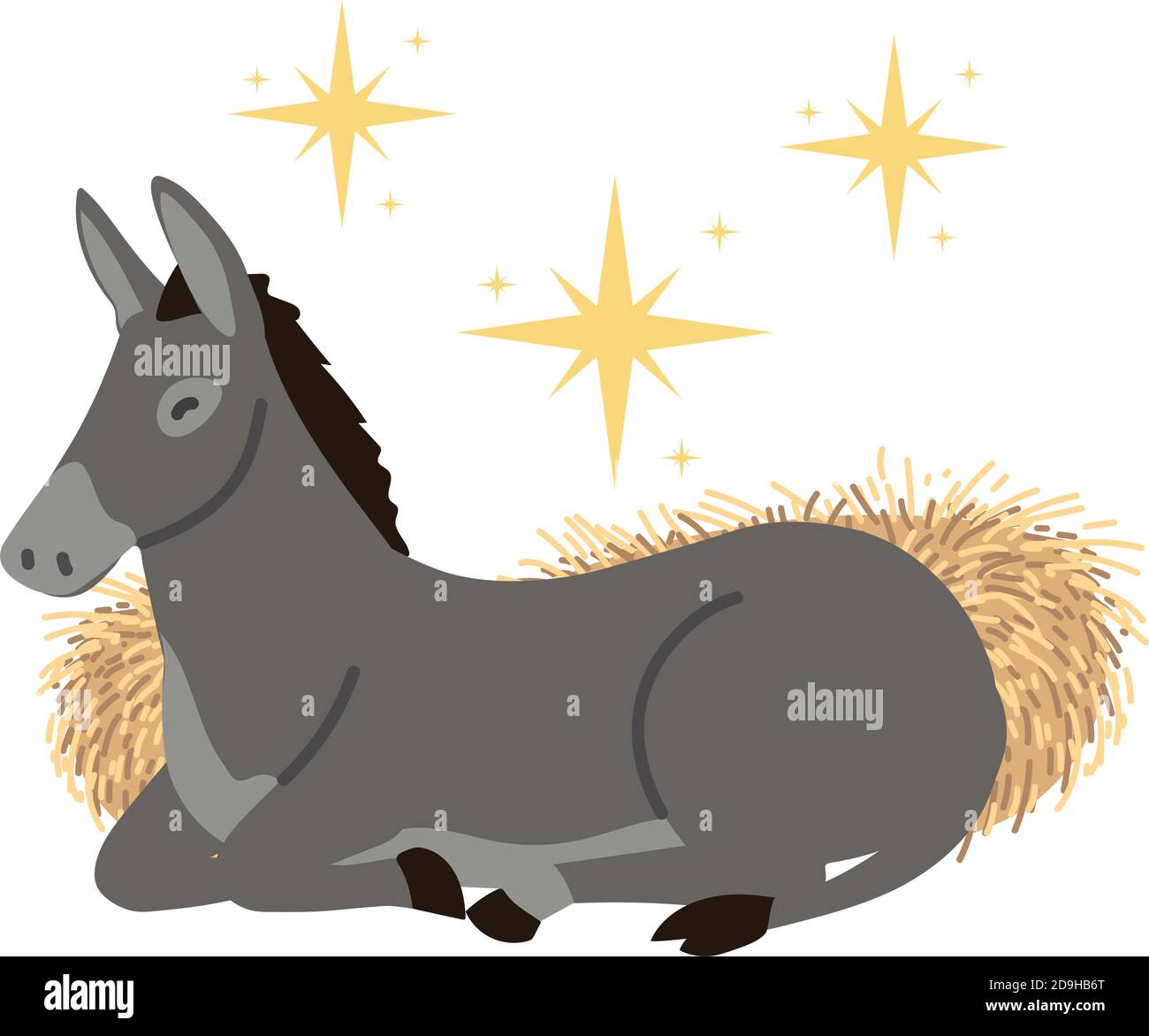 Christmas Nativity Scene Donkey High Resolution Stock Photography and Images Alamy